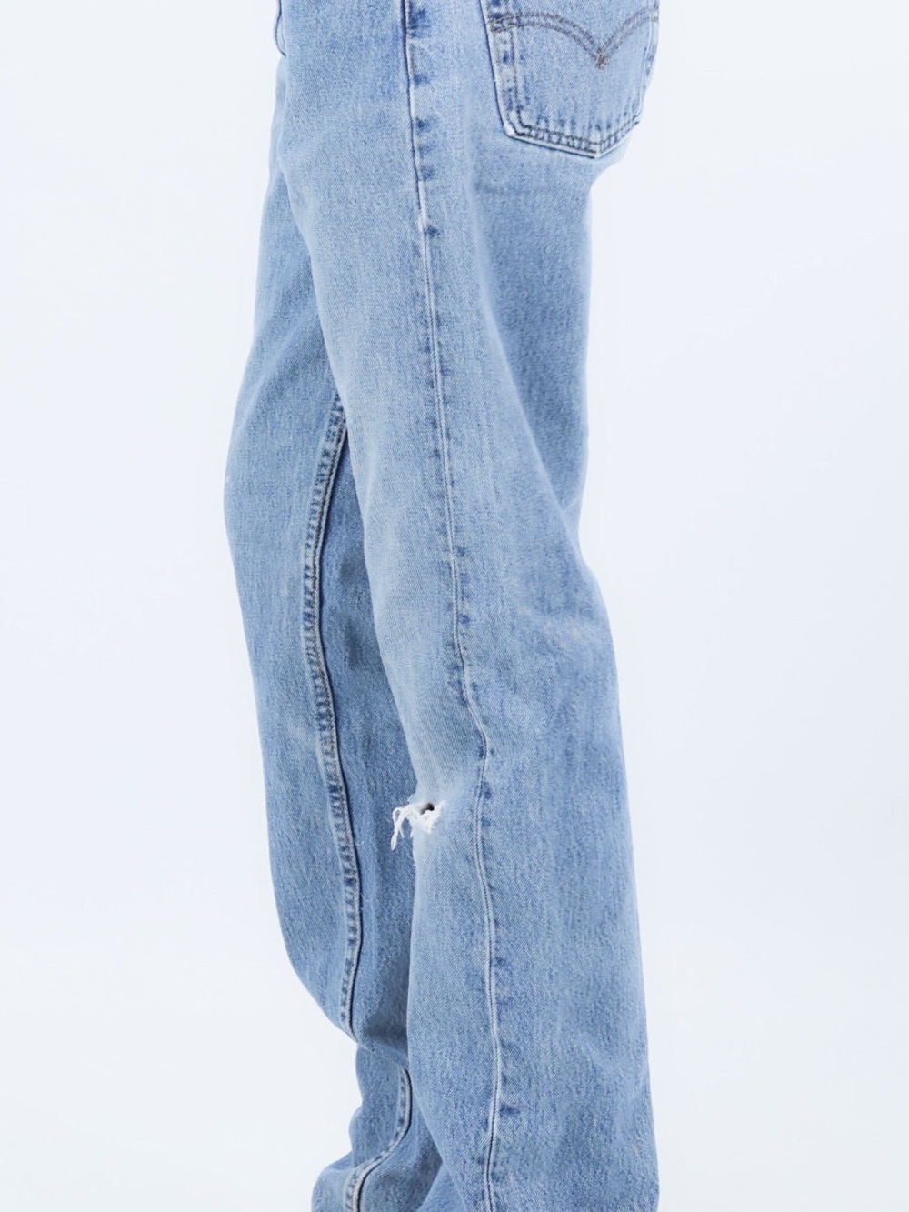 Vintage Levi’s 501 Jeans Blue Distressed Size 29 Inch Waist - Picture 2 of 3